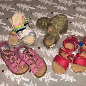 Toddler Girls Sandal Bundle Like NEW